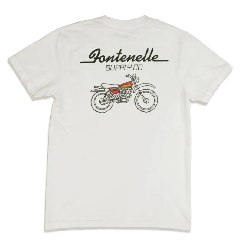 Dirt Bike Tee - Ivory made by Fontenelle Supply Co.