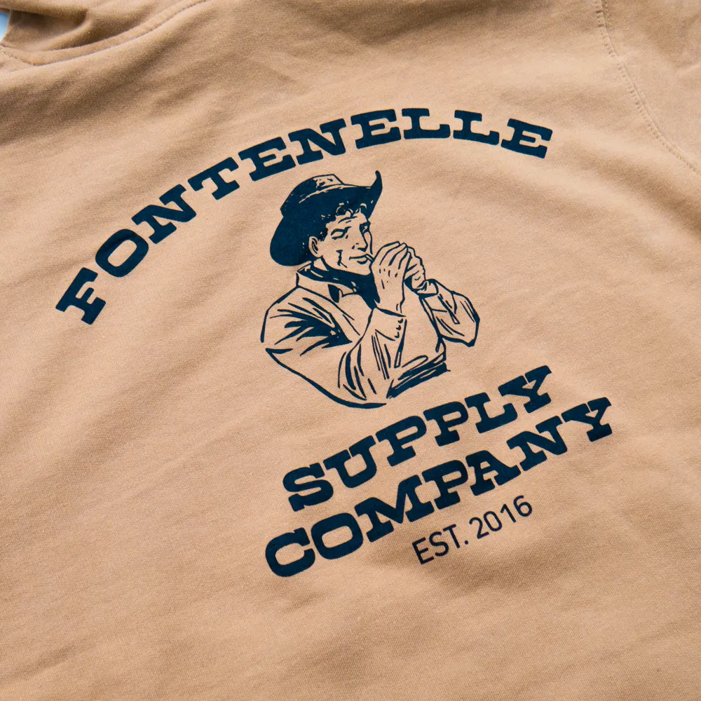 Cowboy Hoodie | Sandstone sold by Fontenelle Supply Co. product image thumbnail 3