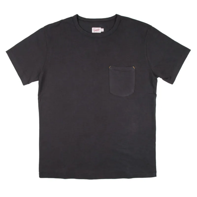 9oz Pocket T-Shirt | Midnight made by Freenote Cloth