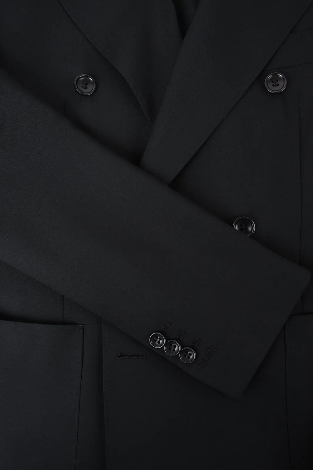 Costume croisé en laine stretch - Noir sold by Danyberd product image thumbnail 5
