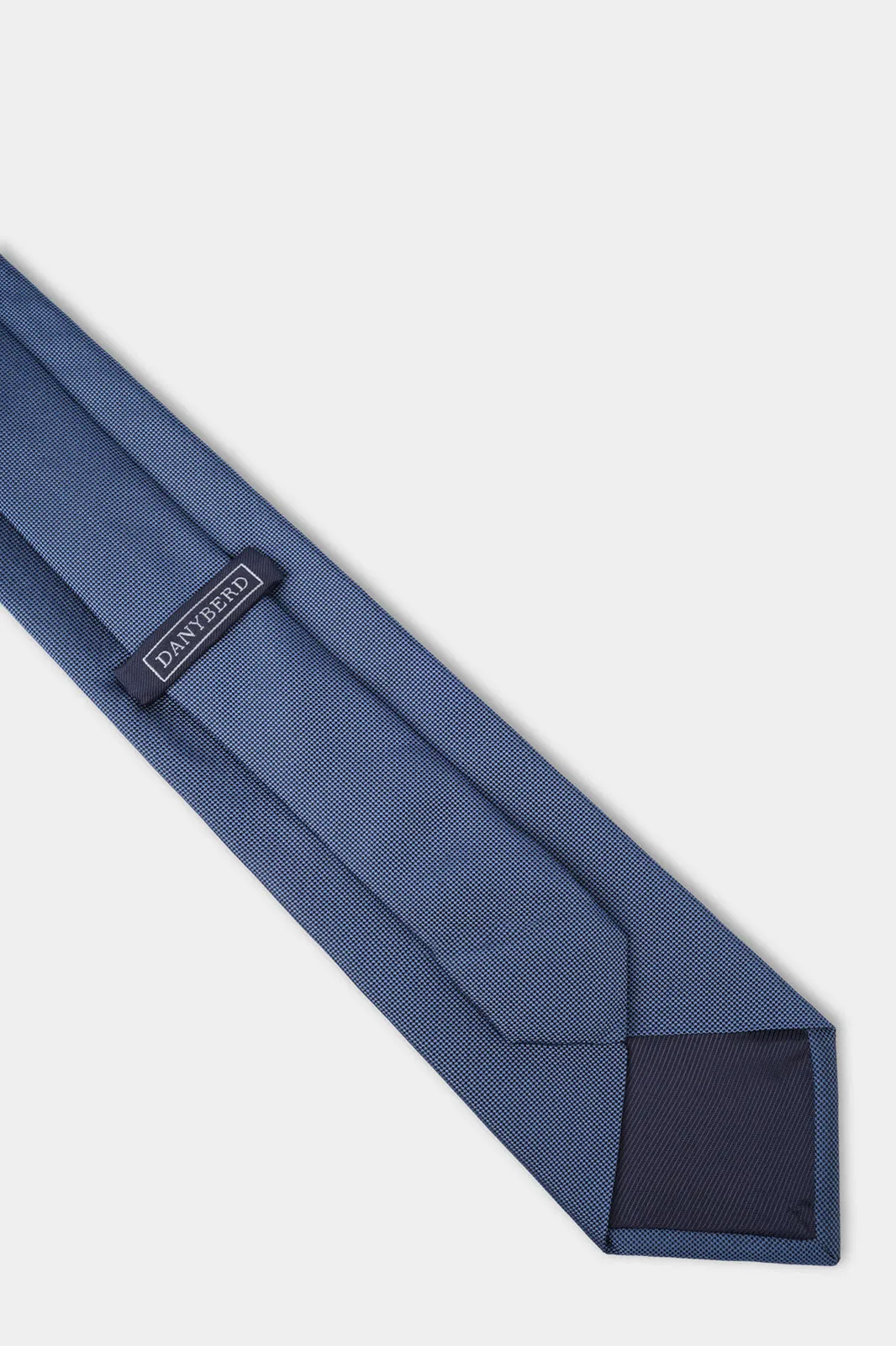 Cravate 100 % soie – Bleu sold by Danyberd product image thumbnail 3