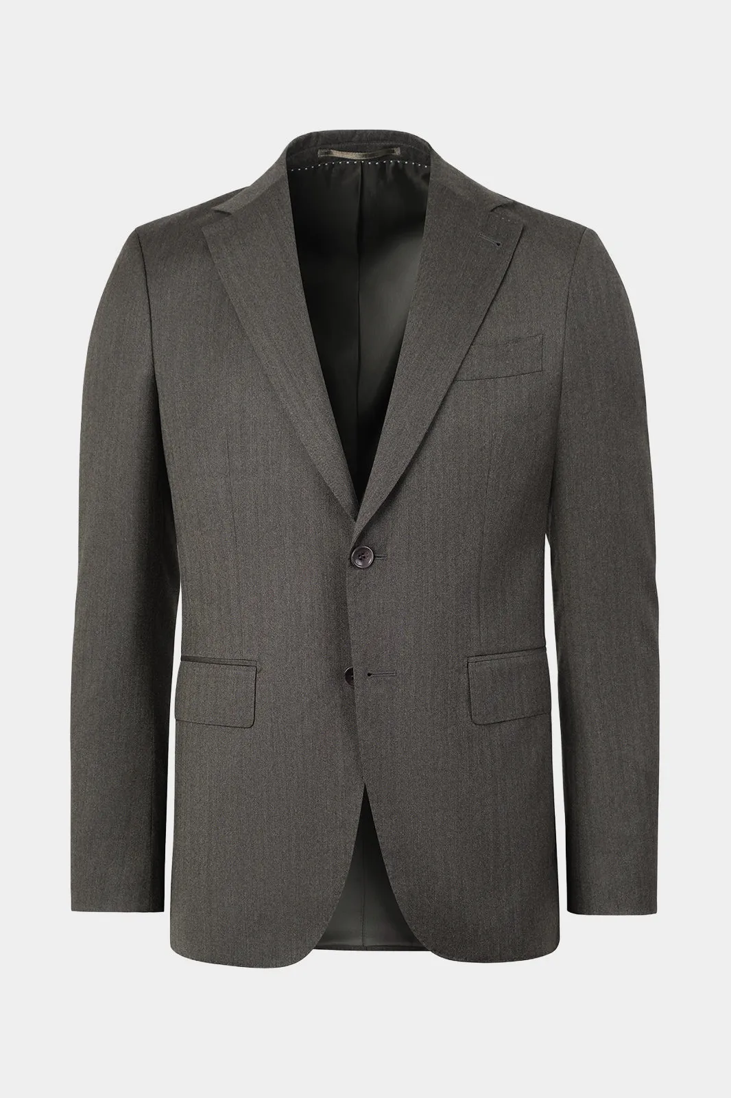 Costume et pantalon pattes de serrage avec une trame chevron - Vert foncé sold by Danyberd product image thumbnail 2