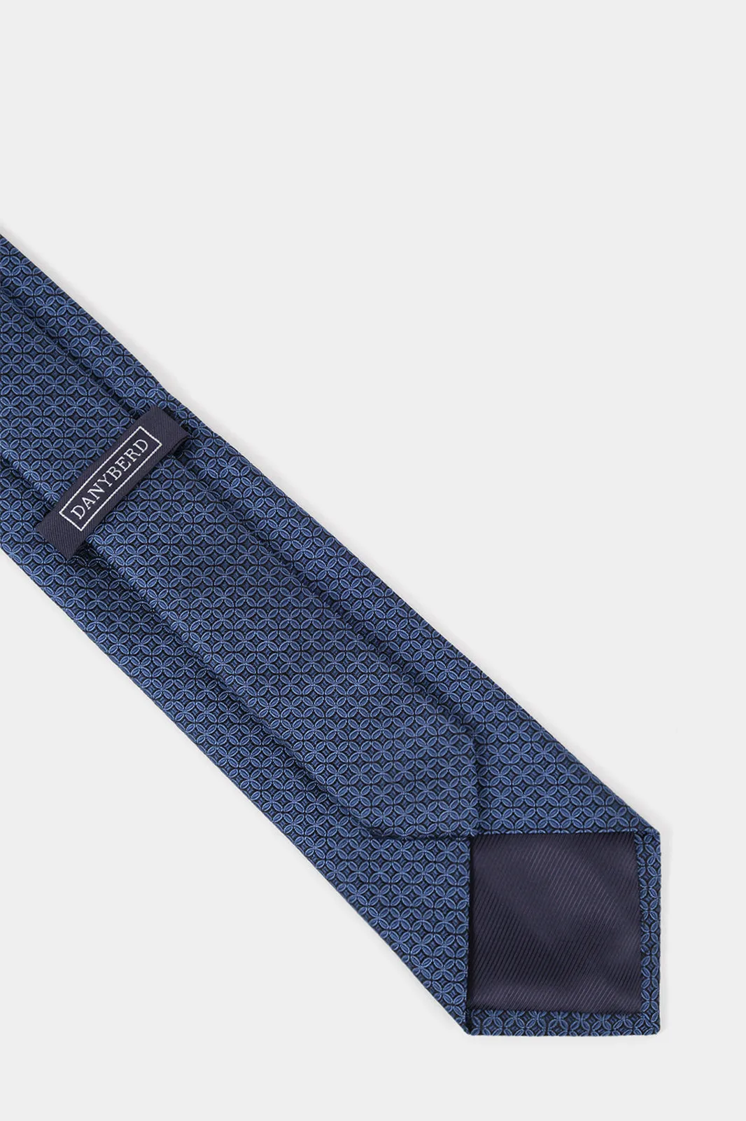 Cravate 100% soie - Bleu à motif sold by Danyberd product image thumbnail 3