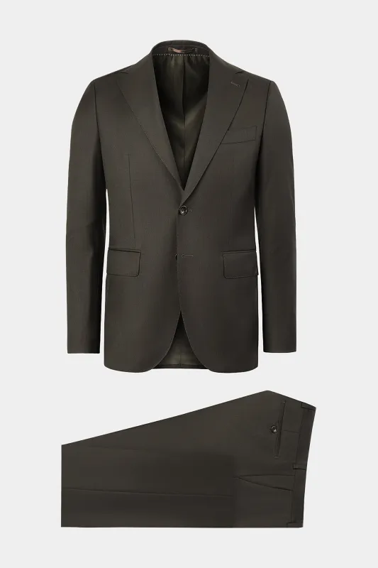 Costume revers large - Kaki foncé made by Danyberd