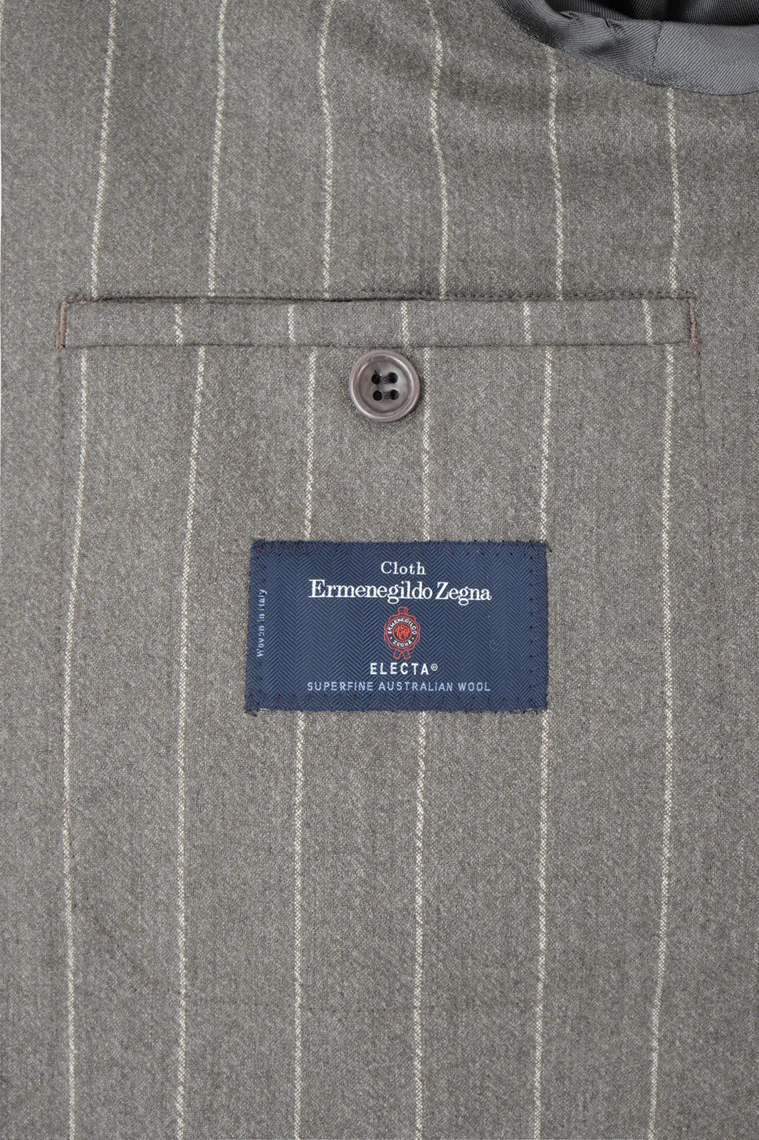 Costume croisé et pantalon patte de serrage - Gris à rayures sold by Danyberd product image thumbnail 4