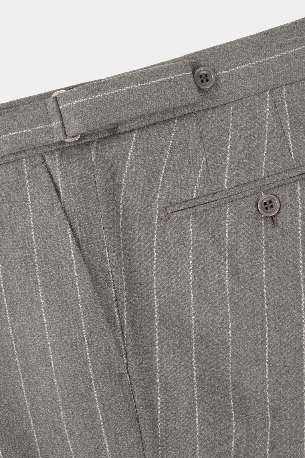 Costume croisé et pantalon patte de serrage - Gris à rayures sold by Danyberd product image thumbnail 5