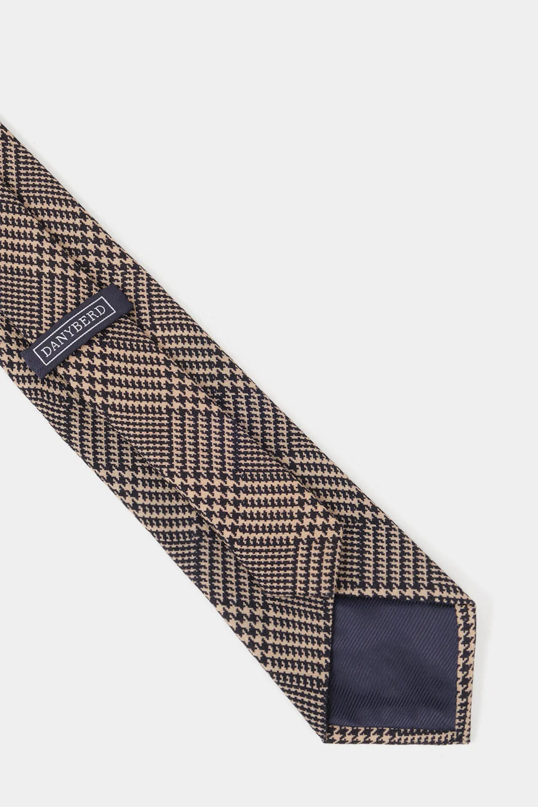 Cravate 100% soie - Princes de Galles - Marine sold by Danyberd product image thumbnail 3