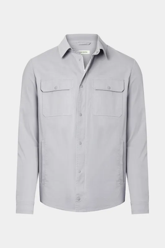 Surchemise en coton - Gris made by Danyberd