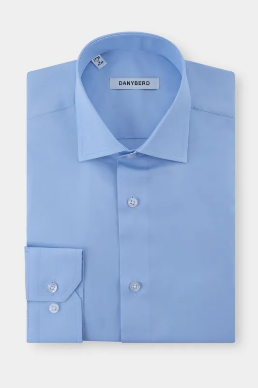 Chemise col français - Bleu made by Danyberd