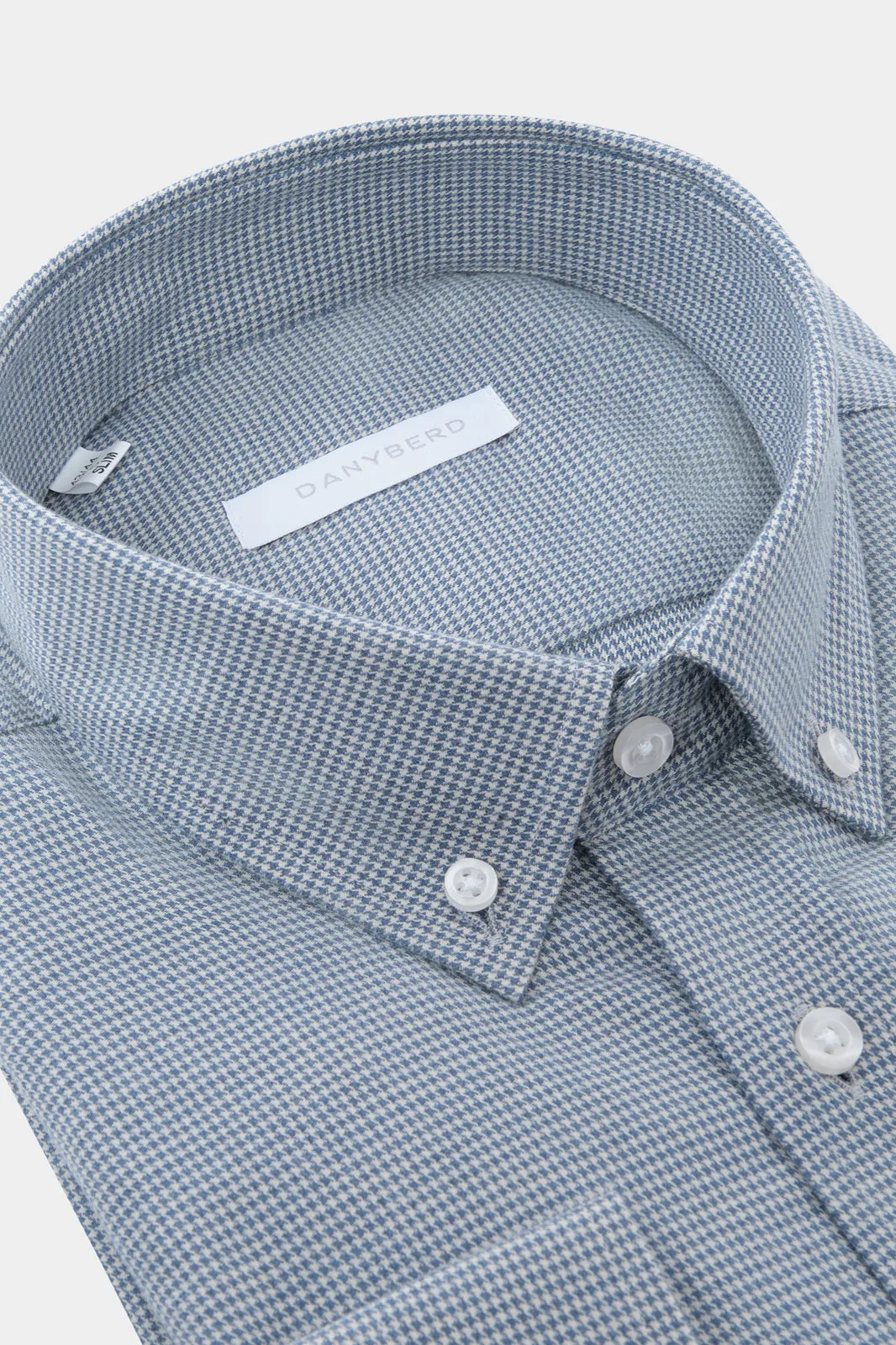 Chemise col boutonné - Micro pieds de poule sold by Danyberd product image thumbnail 2