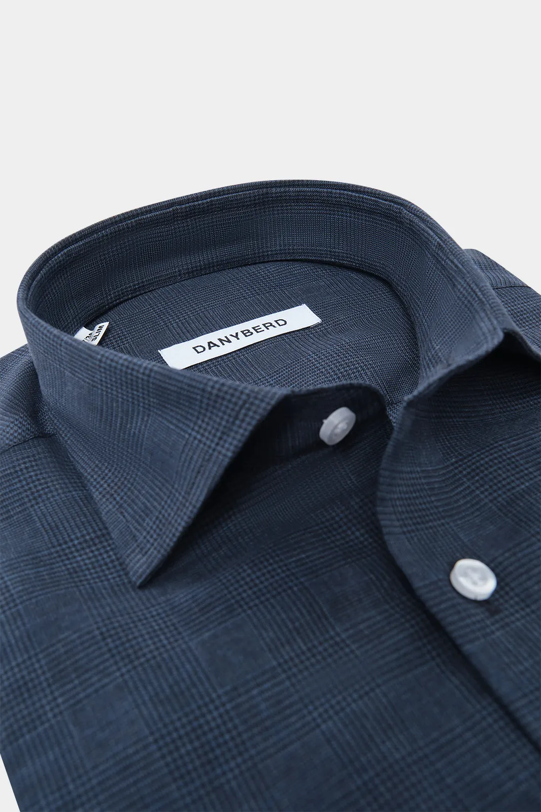 Chemise Prince de Galles - Bleu grisé sold by Danyberd product image thumbnail 2