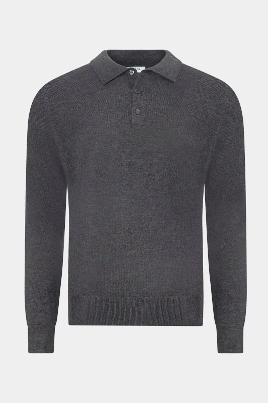 Pull col polo - Gris Anthracite made by Danyberd