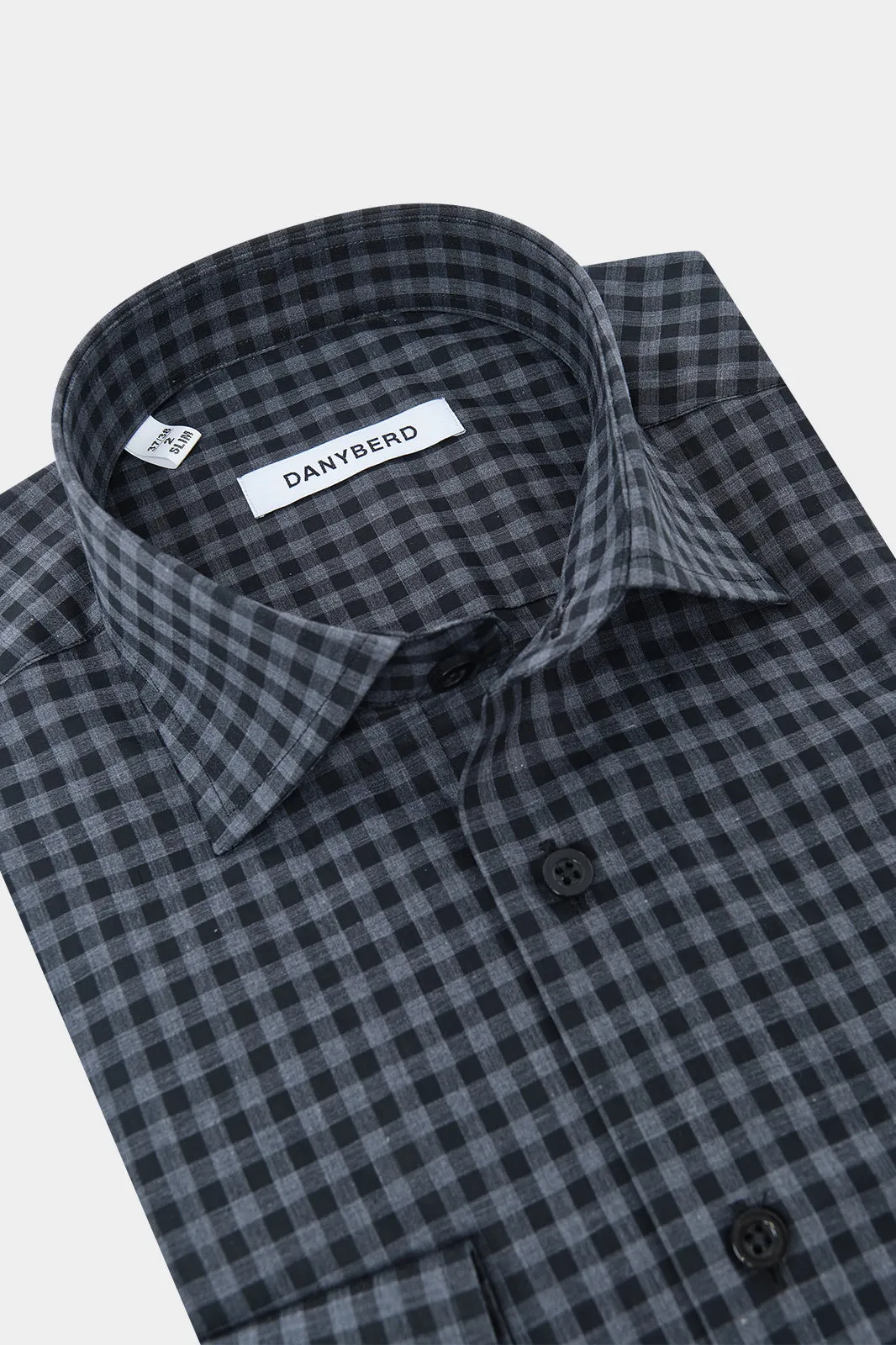 Chemise à carreaux - Gris et noir sold by Danyberd product image thumbnail 2