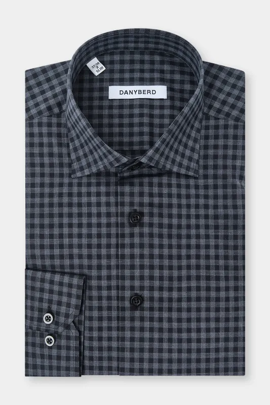 Chemise à carreaux - Gris et noir made by Danyberd