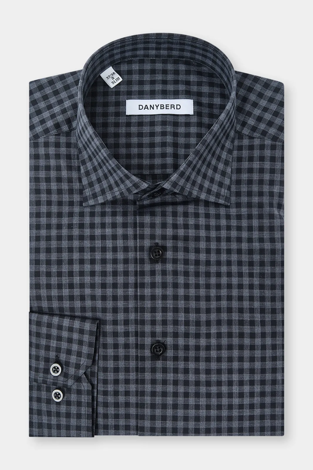Chemise à carreaux - Gris et noir sold by Danyberd
