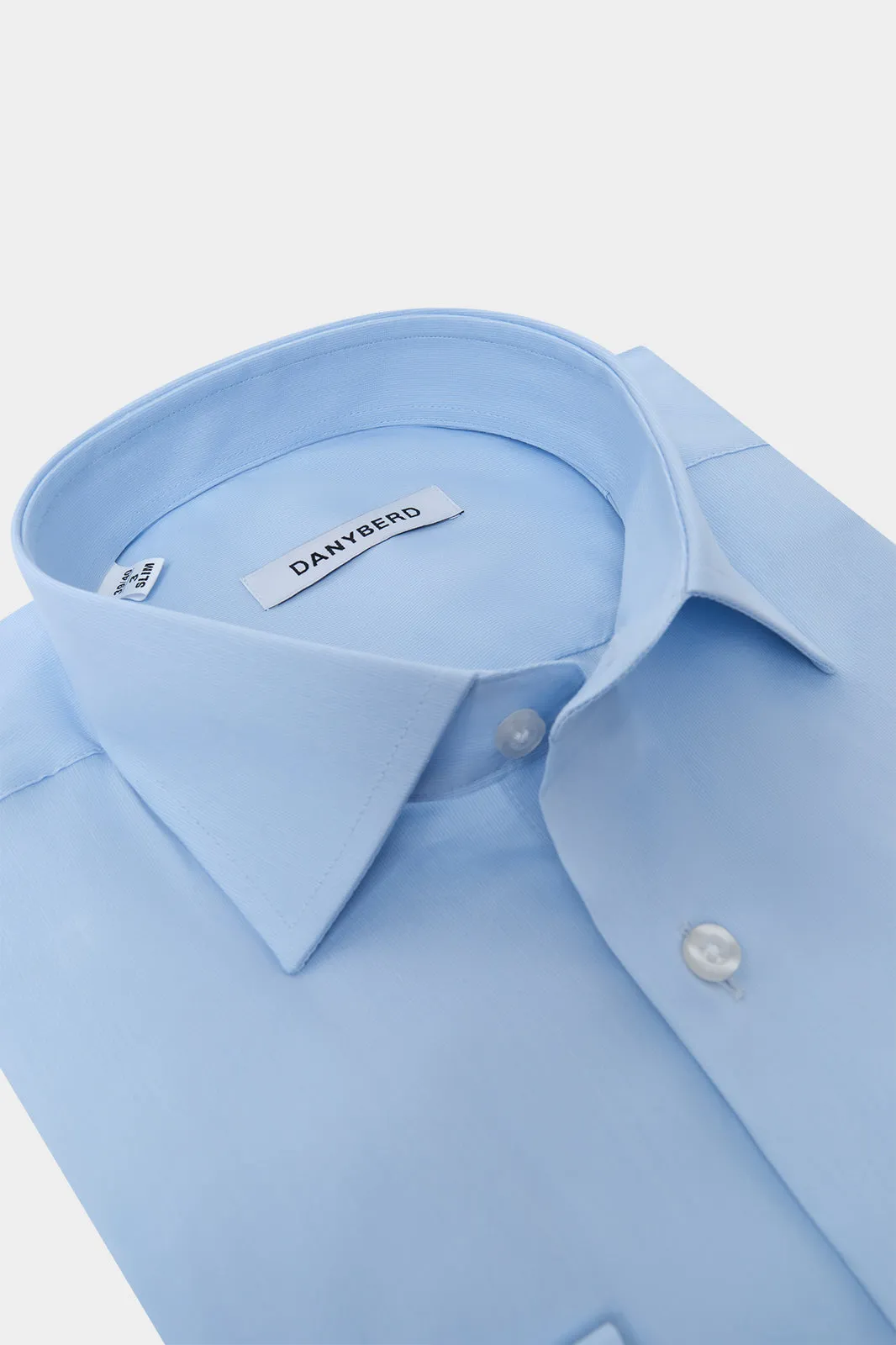 Chemise aspect fileté serré - Bleu ciel sold by Danyberd product image thumbnail 2
