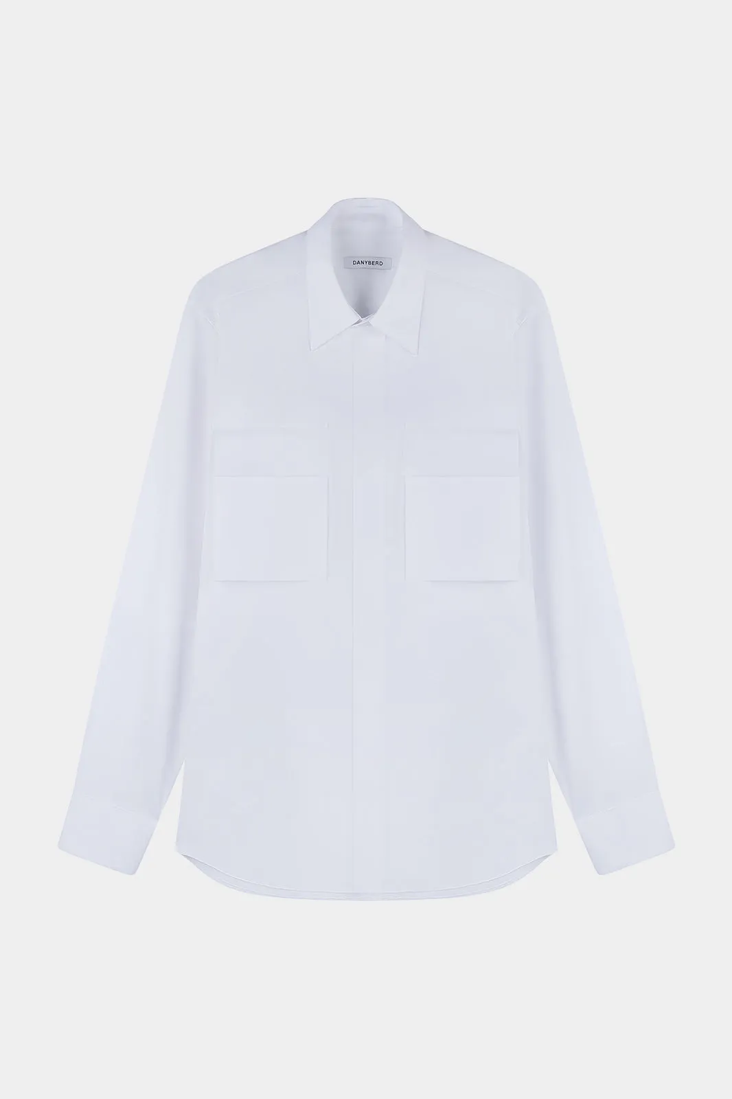 Chemise col souple confort deux grandes poches - Blanche sold by Danyberd