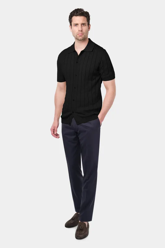 Polo chemise - Noir made by Danyberd
