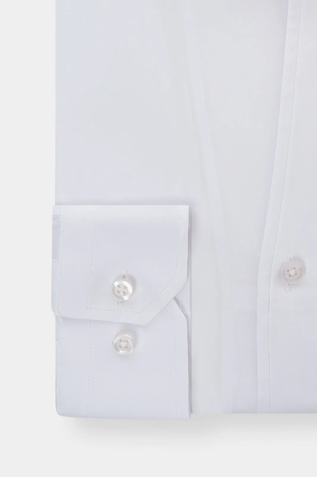 Chemise confort col indien - Blanche sold by Danyberd product image thumbnail 3
