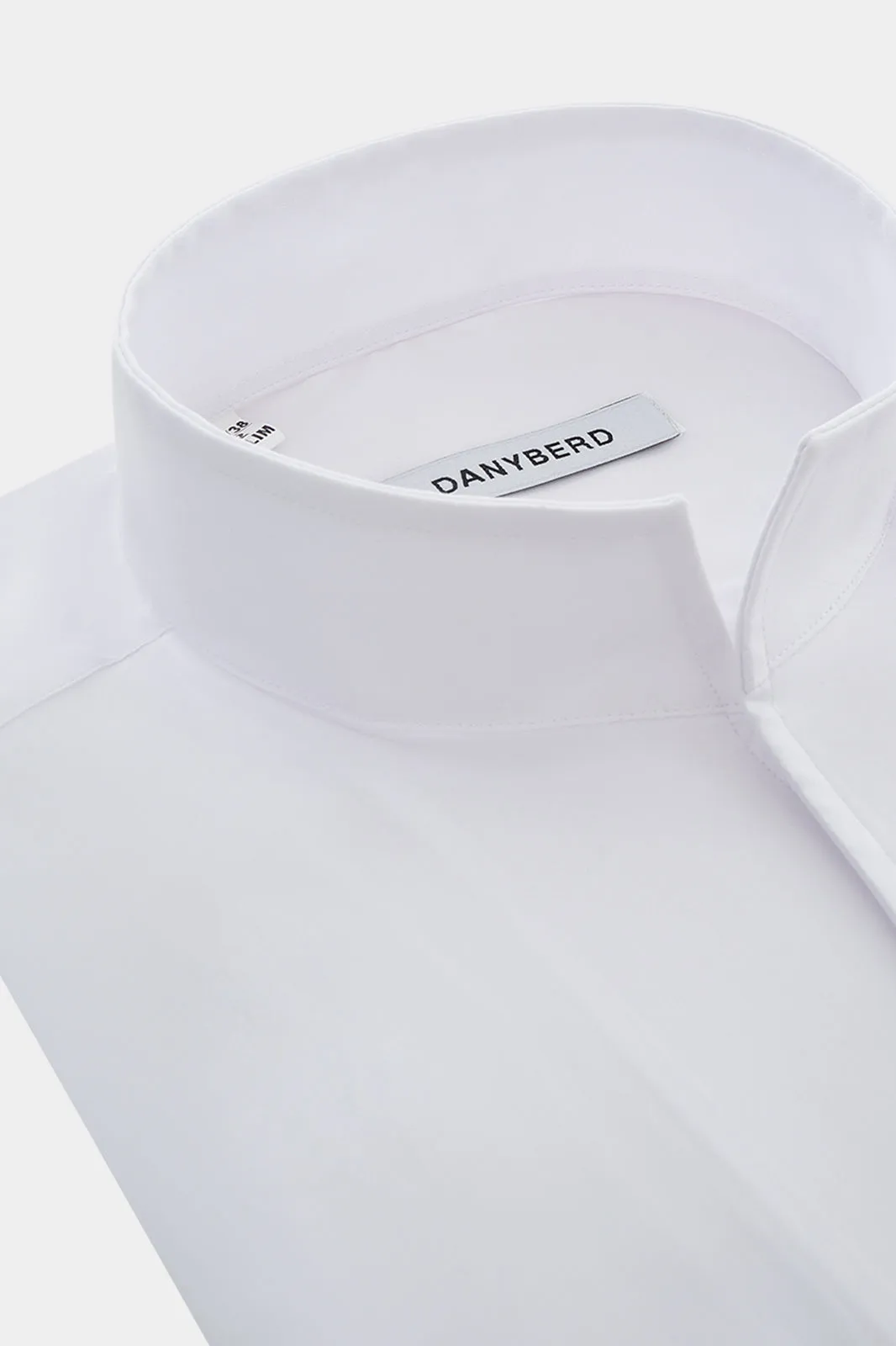 Chemise confort col indien - Blanche sold by Danyberd product image thumbnail 2