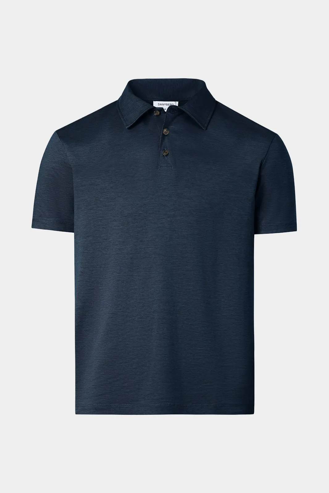 Polo en coton jersey - Marine sold by Danyberd