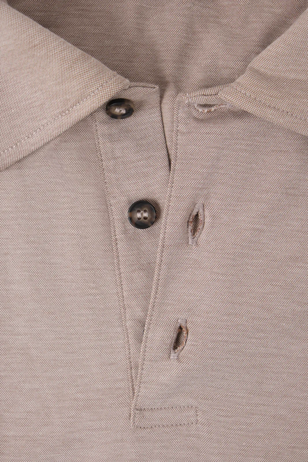 Polo en coton jersey - Taupe sold by Danyberd product image thumbnail 2