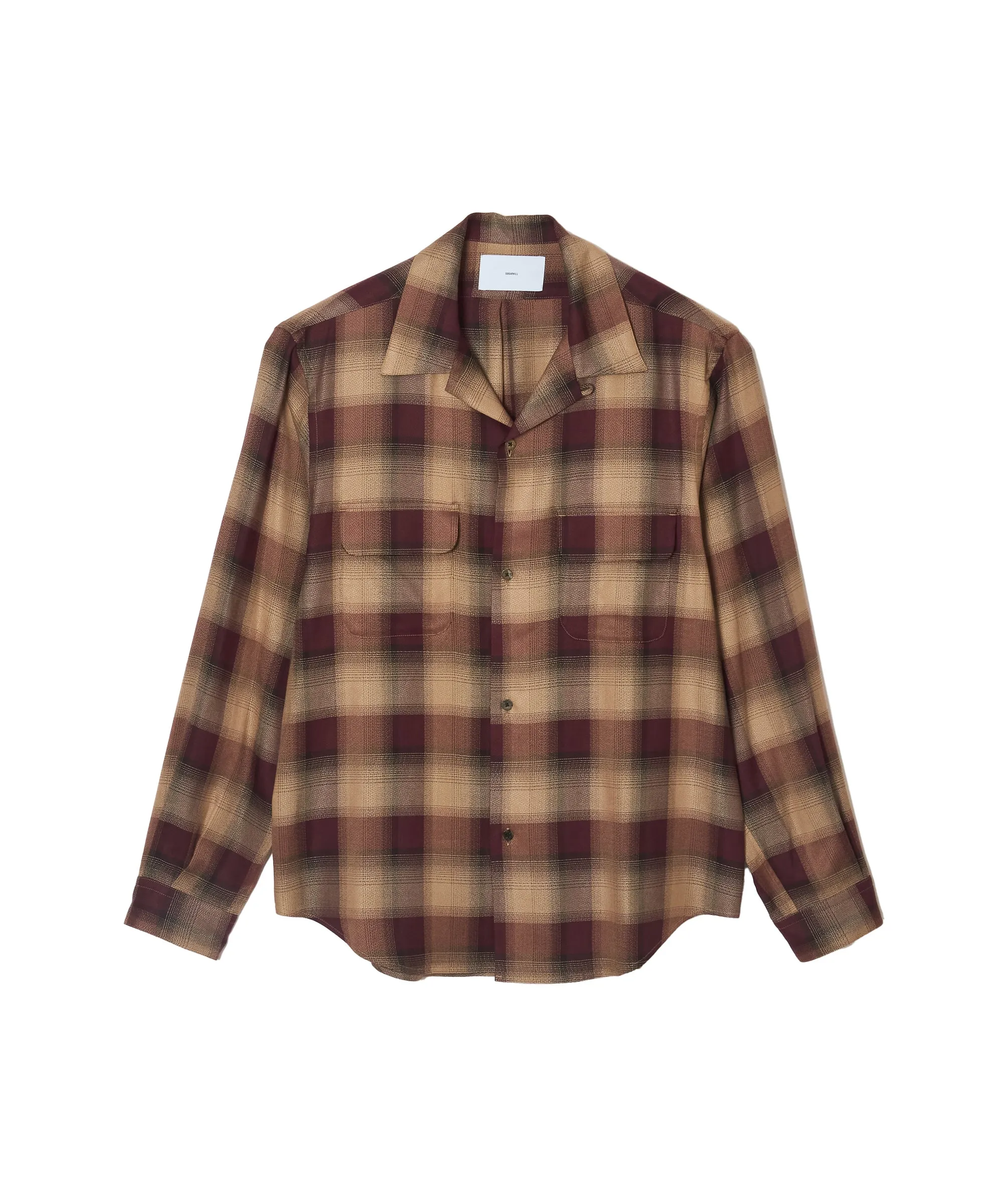 PLAID OPEN COLLAR SHIRTS sold by Sugarhill