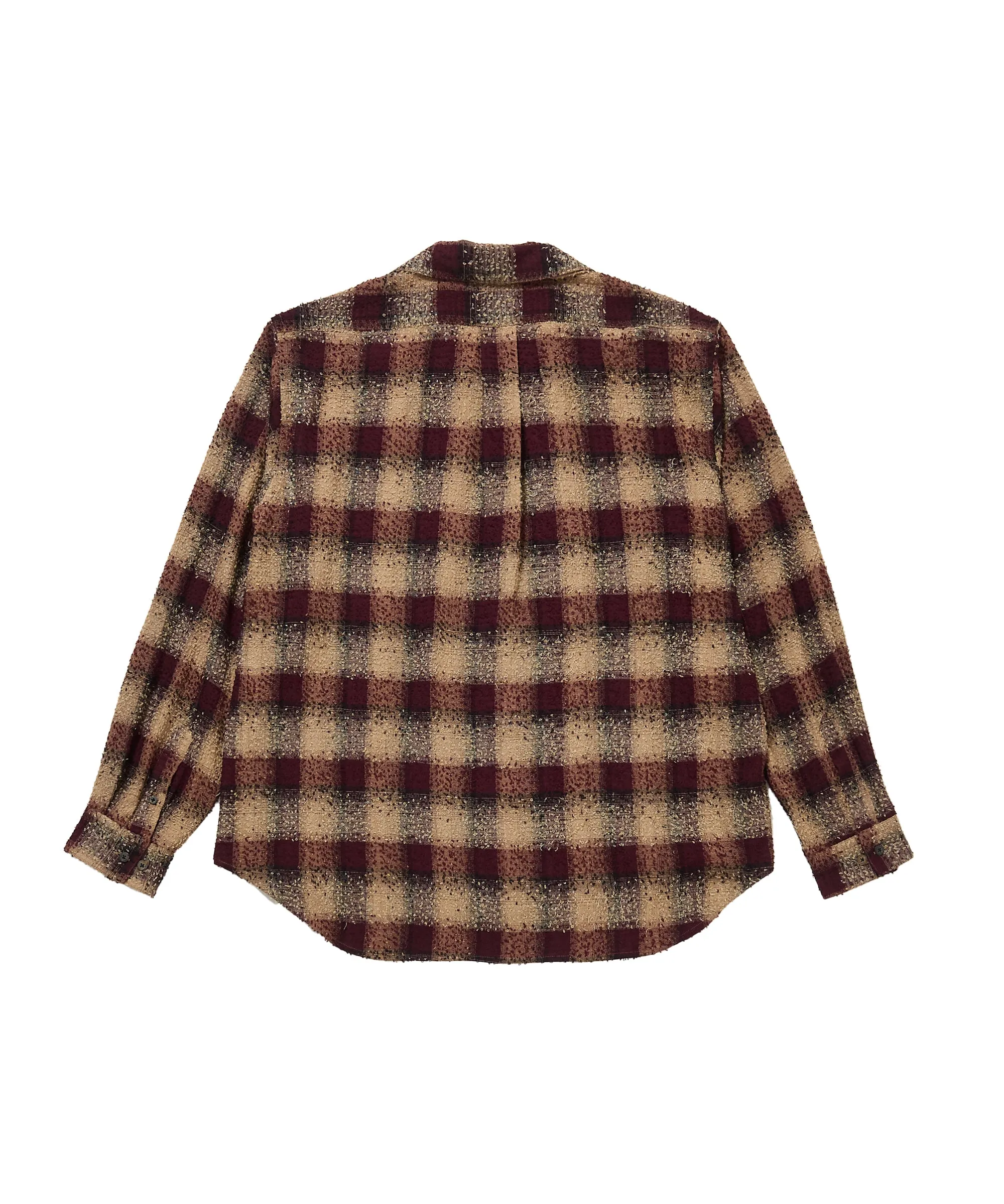 HAIRLY PLAID OPEN COLLAR SHIRT sold by Sugarhill product image thumbnail 3