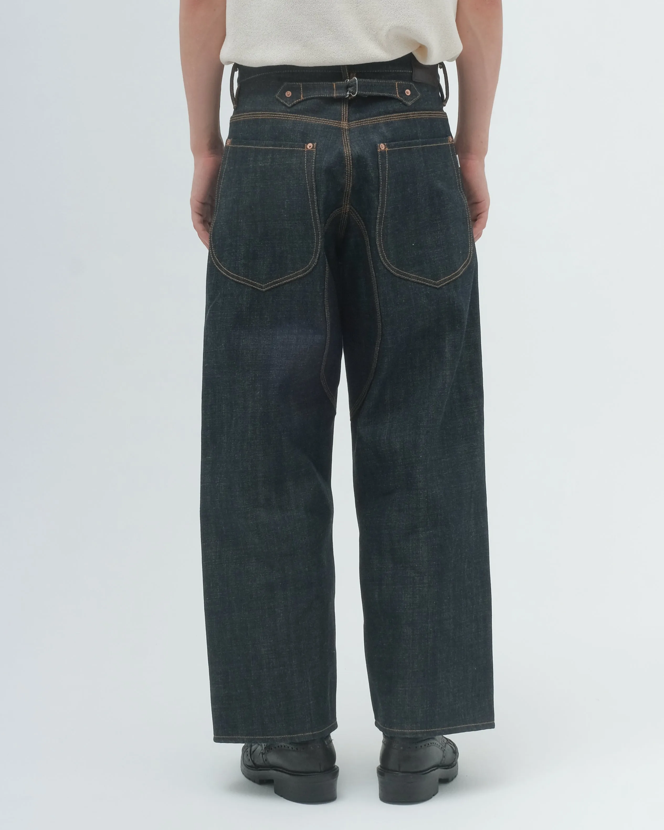 CLASSIC DOUBLE KNEE DENIM PANTS sold by Sugarhill product image thumbnail 5