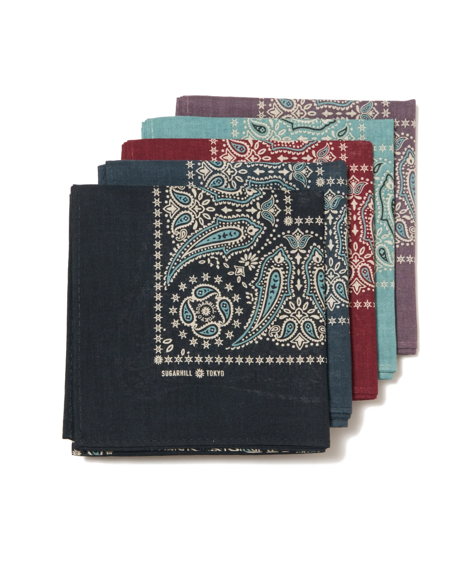 STAGGER BANDANA 5COLOR SET sold by Sugarhill product image thumbnail 2