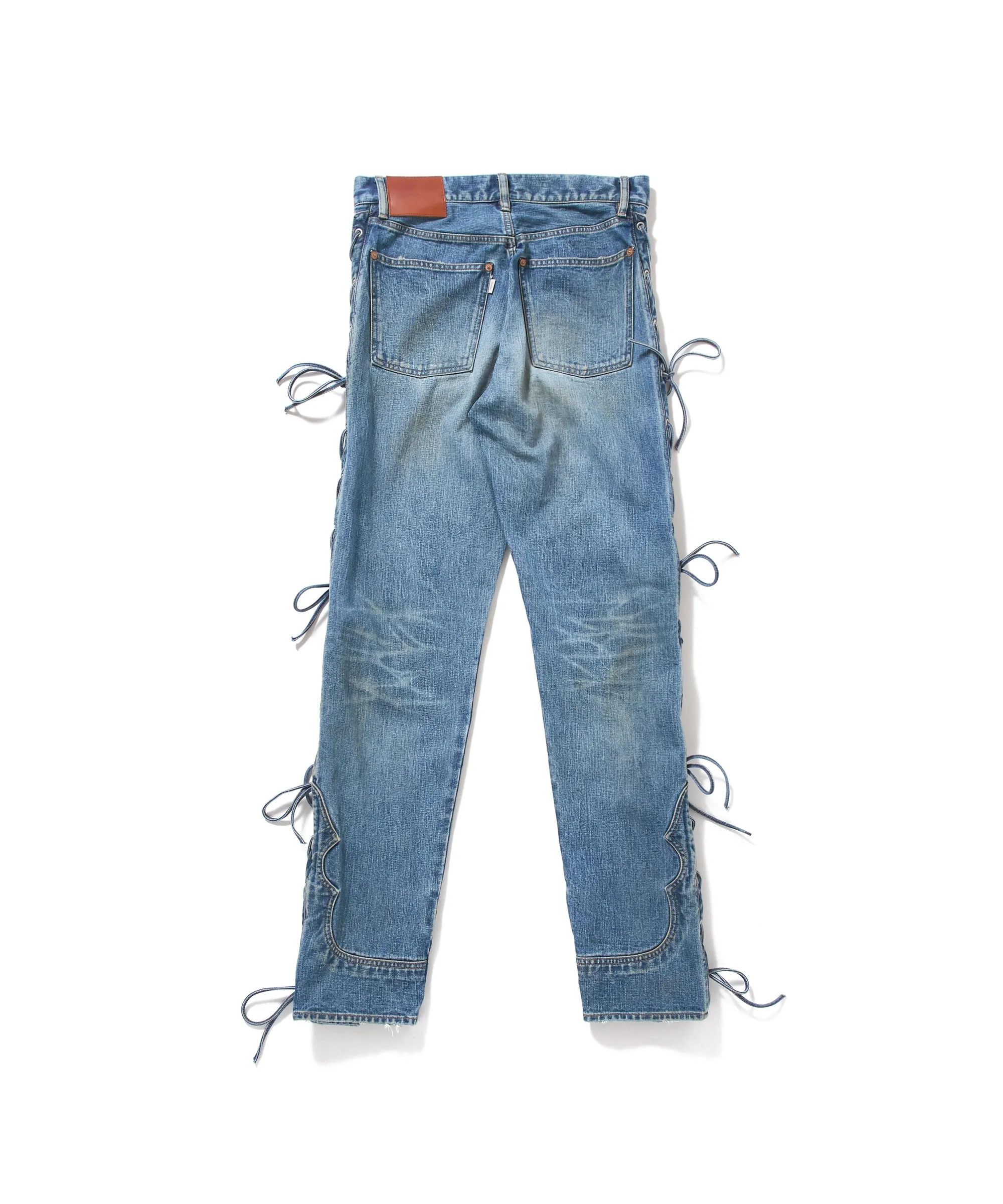 FADED BIKER DENIM PANTS sold by Sugarhill product image thumbnail 2