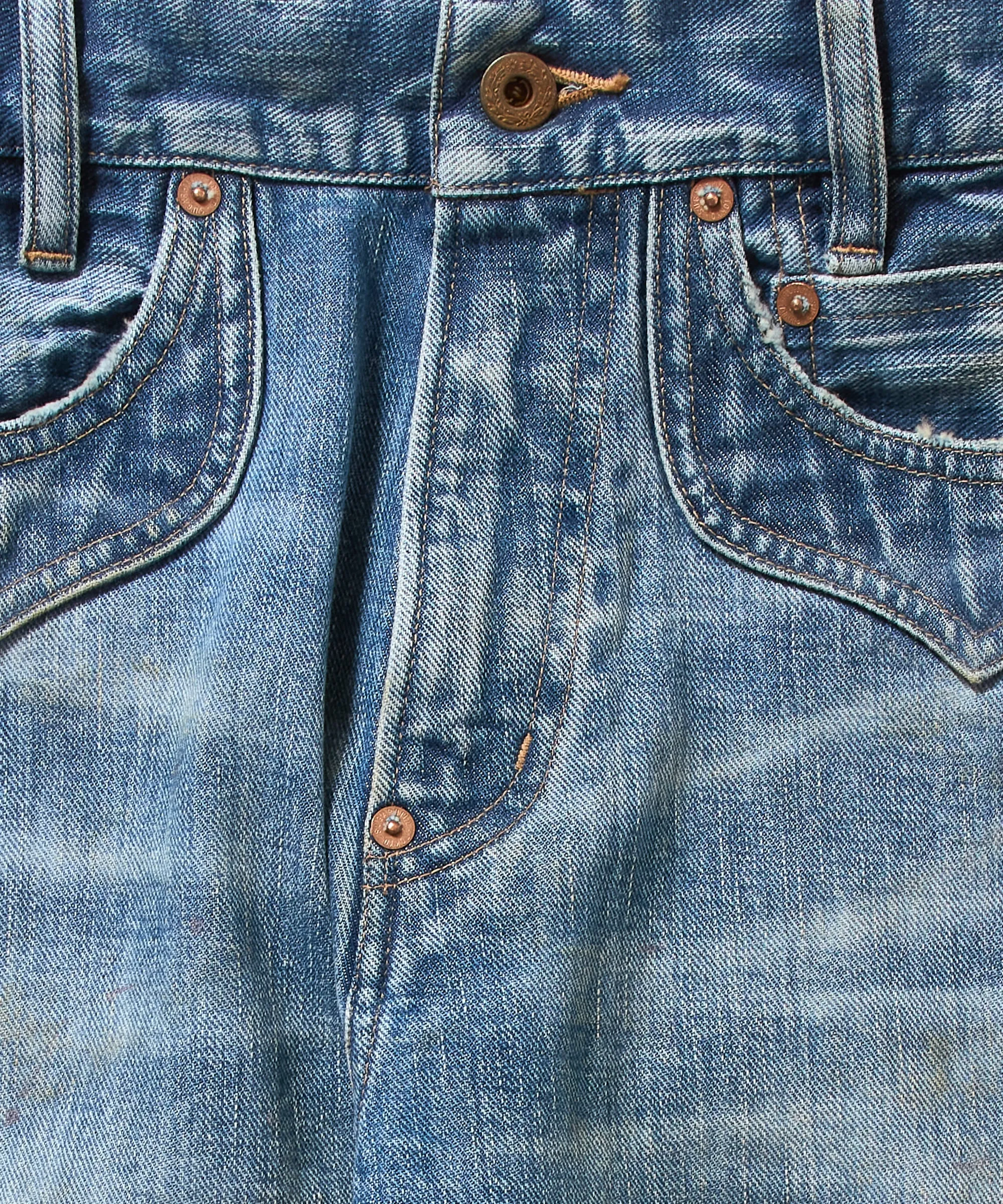 FADED BIKER DENIM PANTS sold by Sugarhill product image thumbnail 5