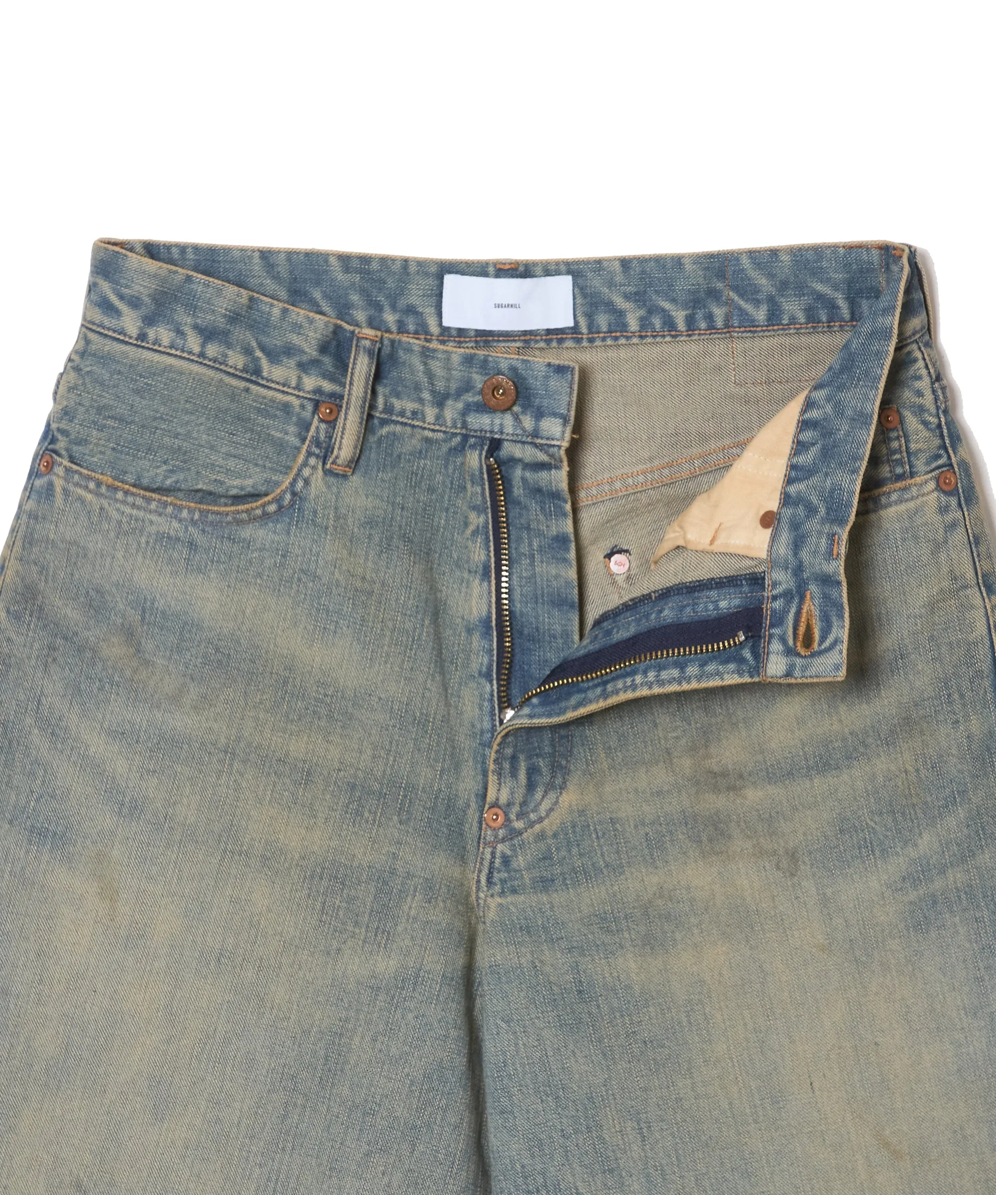 FADED DENIM BUGGY TROUSERS sold by Sugarhill product image thumbnail 5