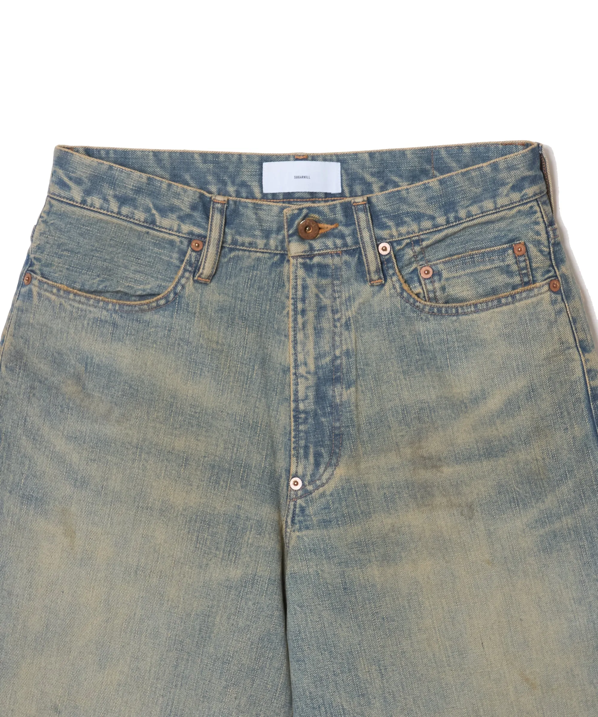 FADED DENIM BUGGY TROUSERS sold by Sugarhill product image thumbnail 2