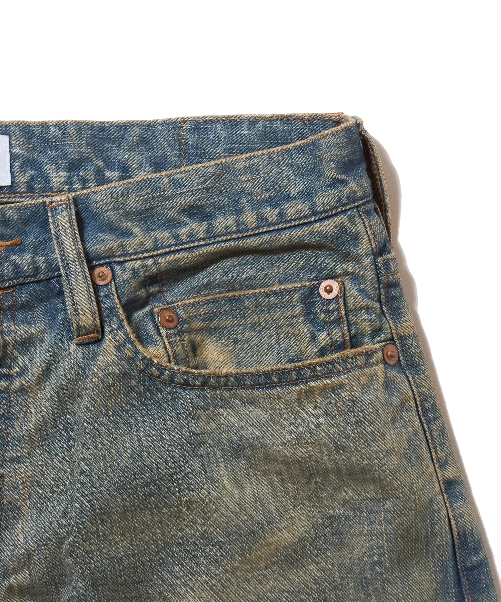DAMAGED MODERN DENIM PANTS WIDE CUT sold by Sugarhill product image thumbnail 3