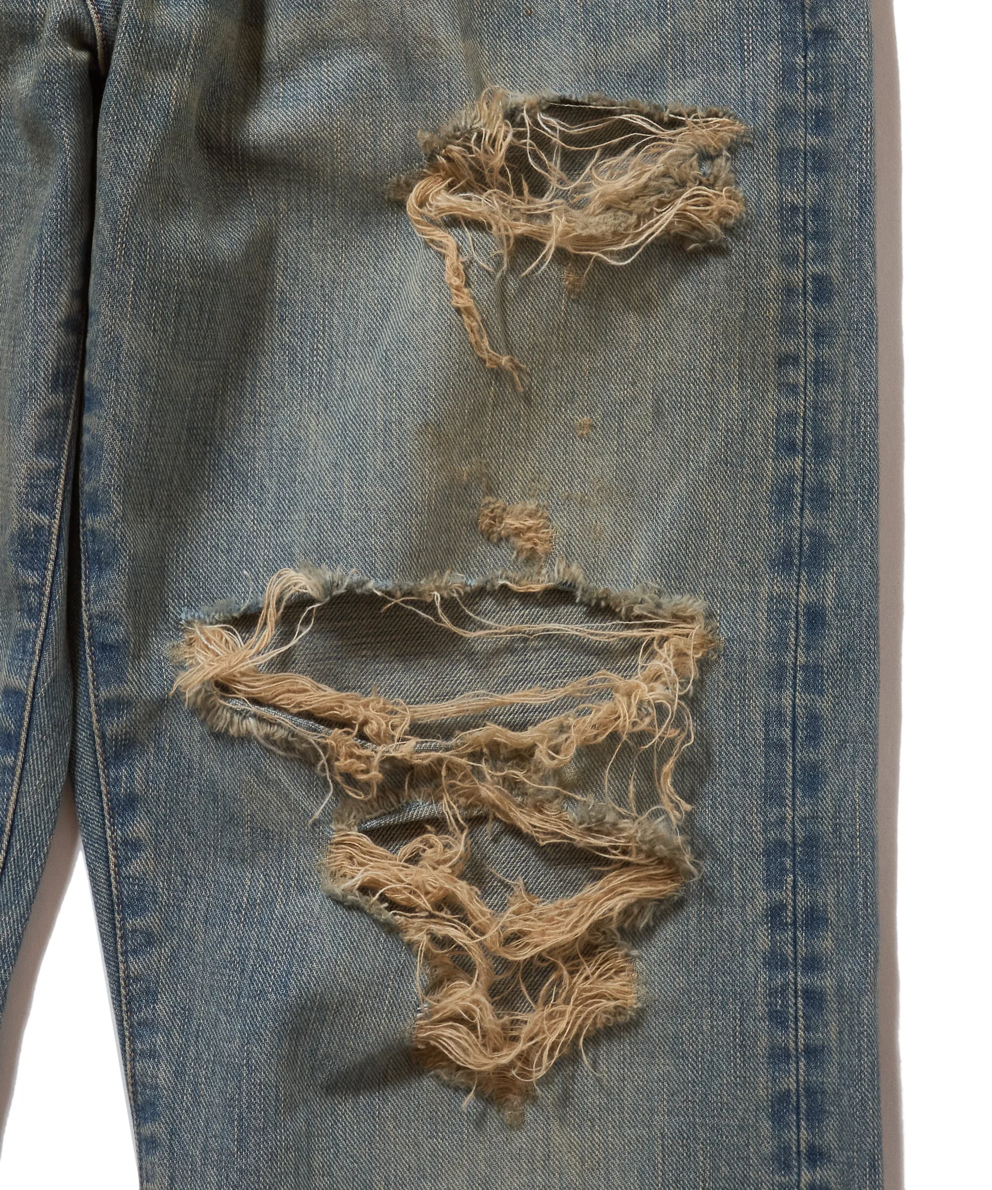 DAMAGED MODERN DENIM PANTS STRAIGHT CUT sold by Sugarhill product image thumbnail 4