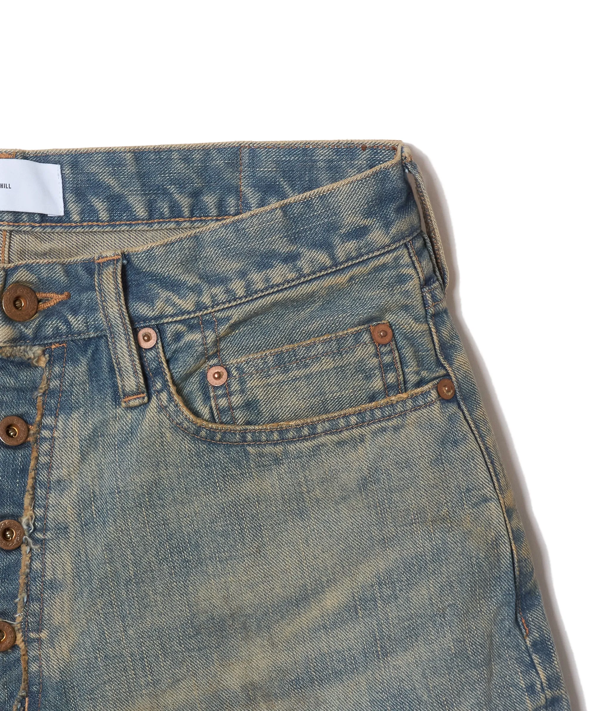 DAMAGED MODERN DENIM PANTS SHORTS sold by Sugarhill product image thumbnail 3