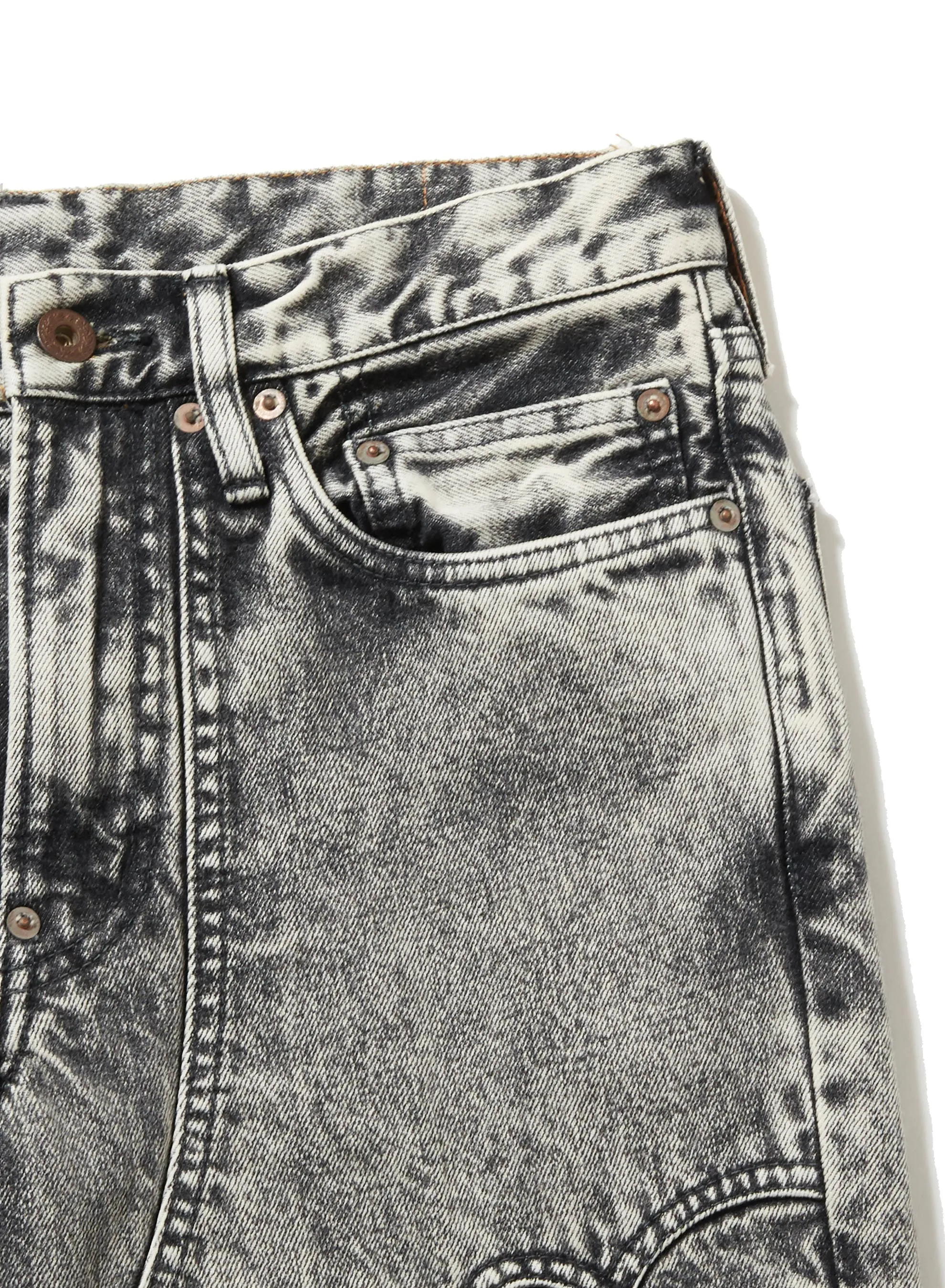 ACID WASHED MODERN WESTERN FLARED TROUSERS sold by Sugarhill product image thumbnail 4