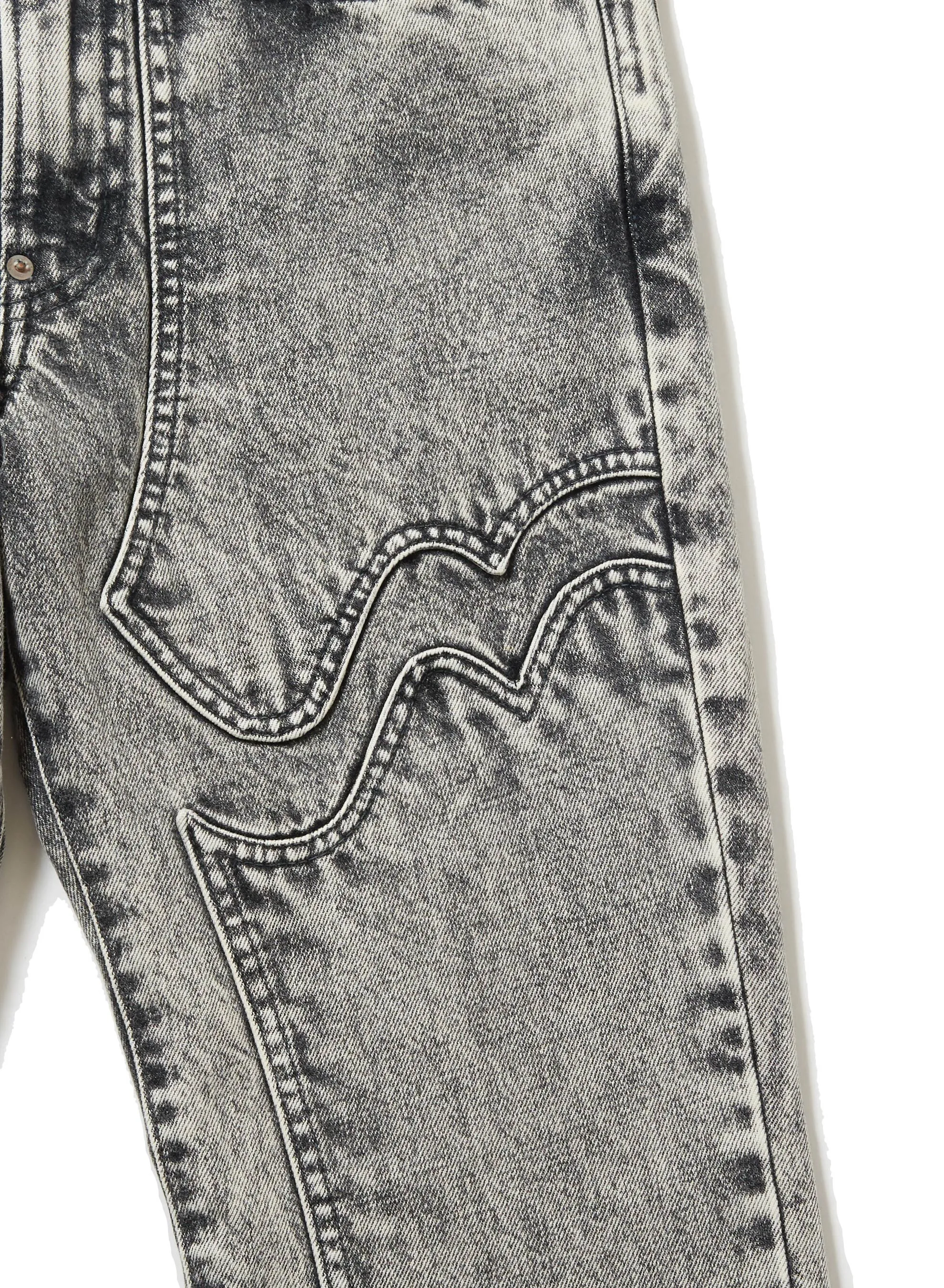 ACID WASHED MODERN WESTERN FLARED TROUSERS sold by Sugarhill product image thumbnail 5