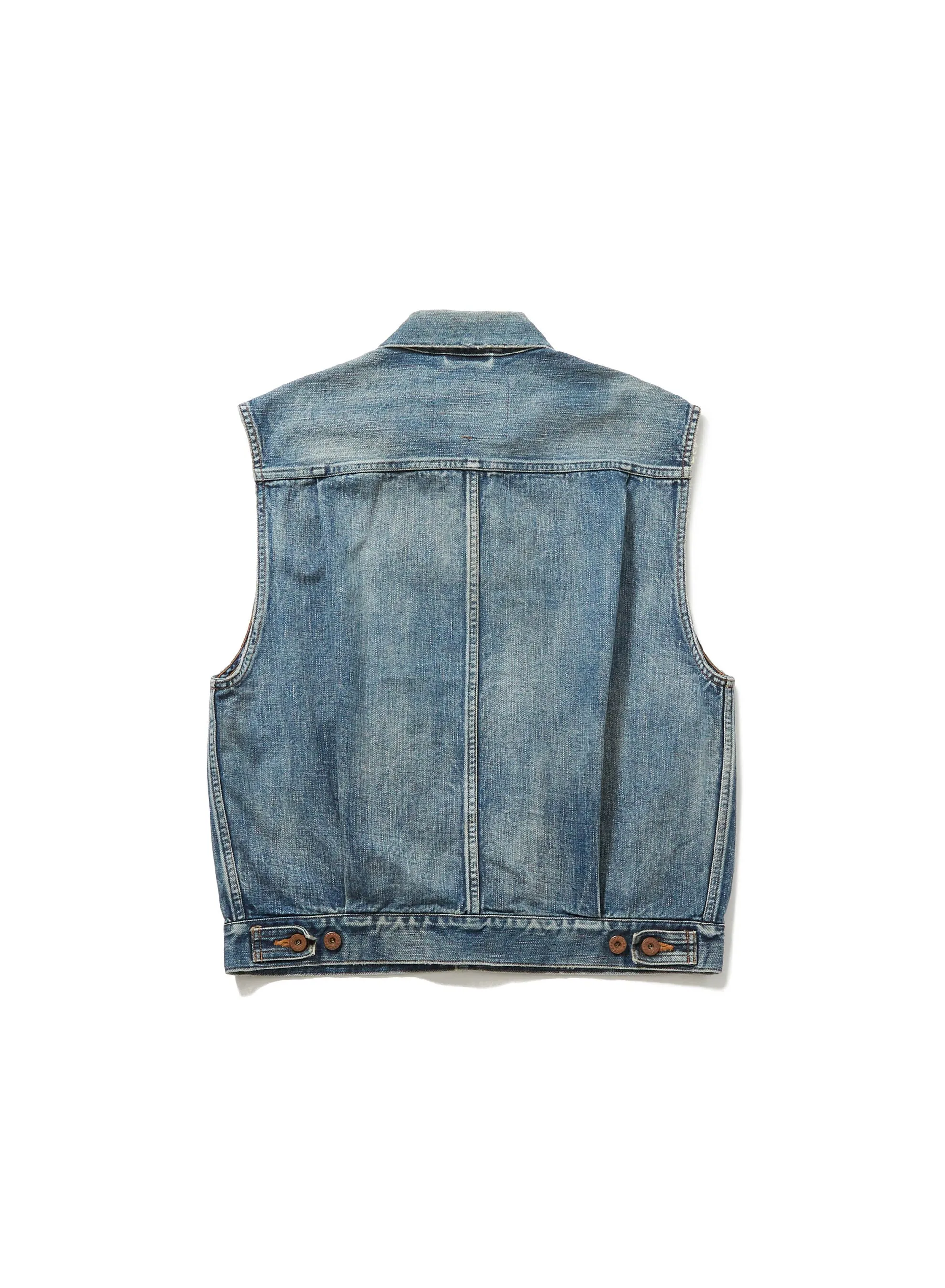 FADED MODERN DENIM VEST sold by Sugarhill product image thumbnail 2