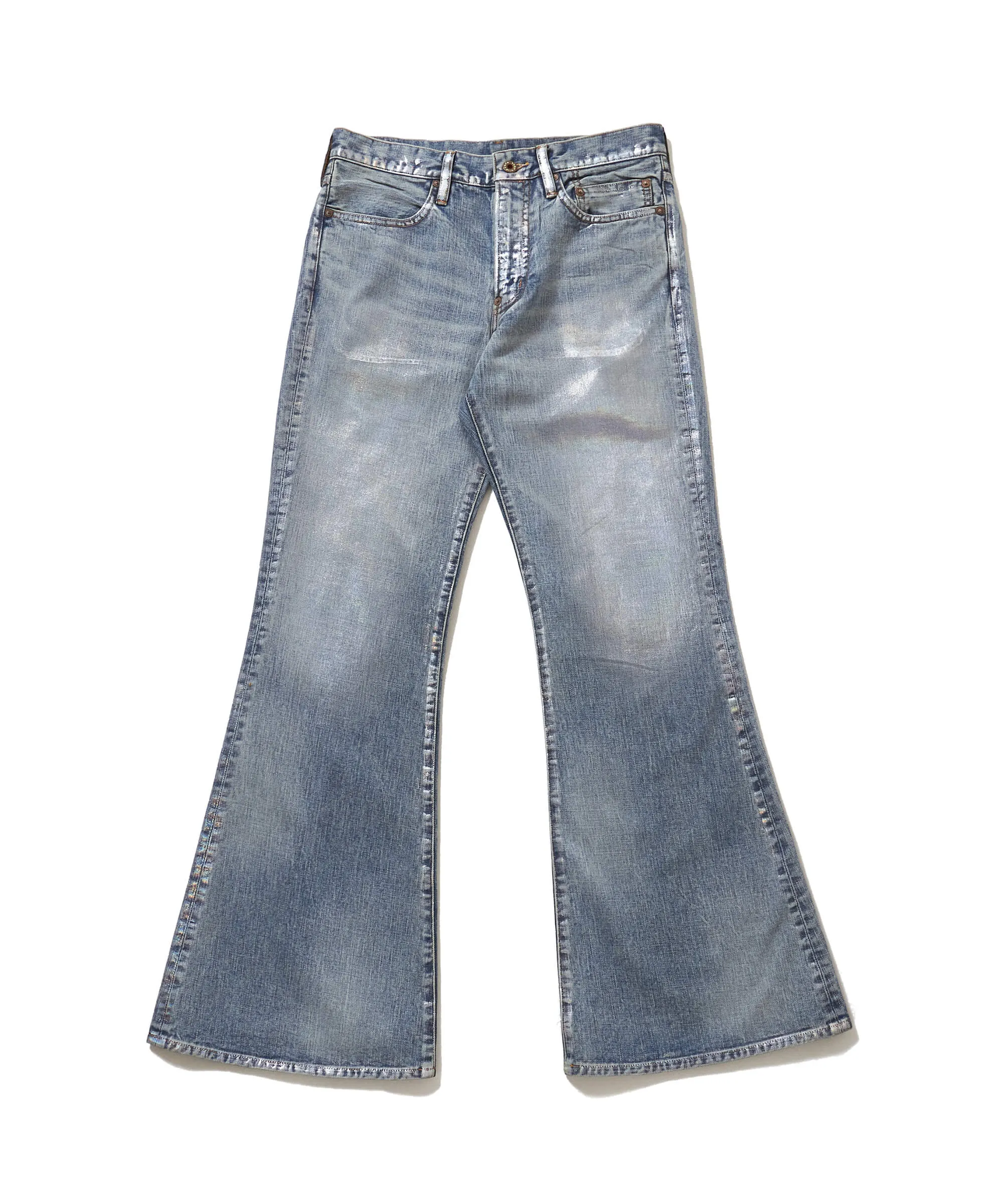 FOILED DENIM TROUSERS FLARED CUT sold by Sugarhill product image thumbnail 3