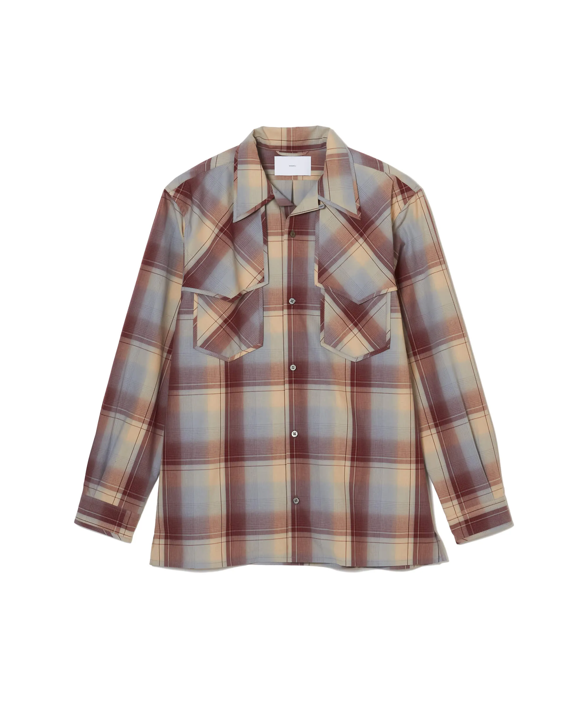 OMBRE PLAID PIPING BLOUSE sold by Sugarhill product image thumbnail 3