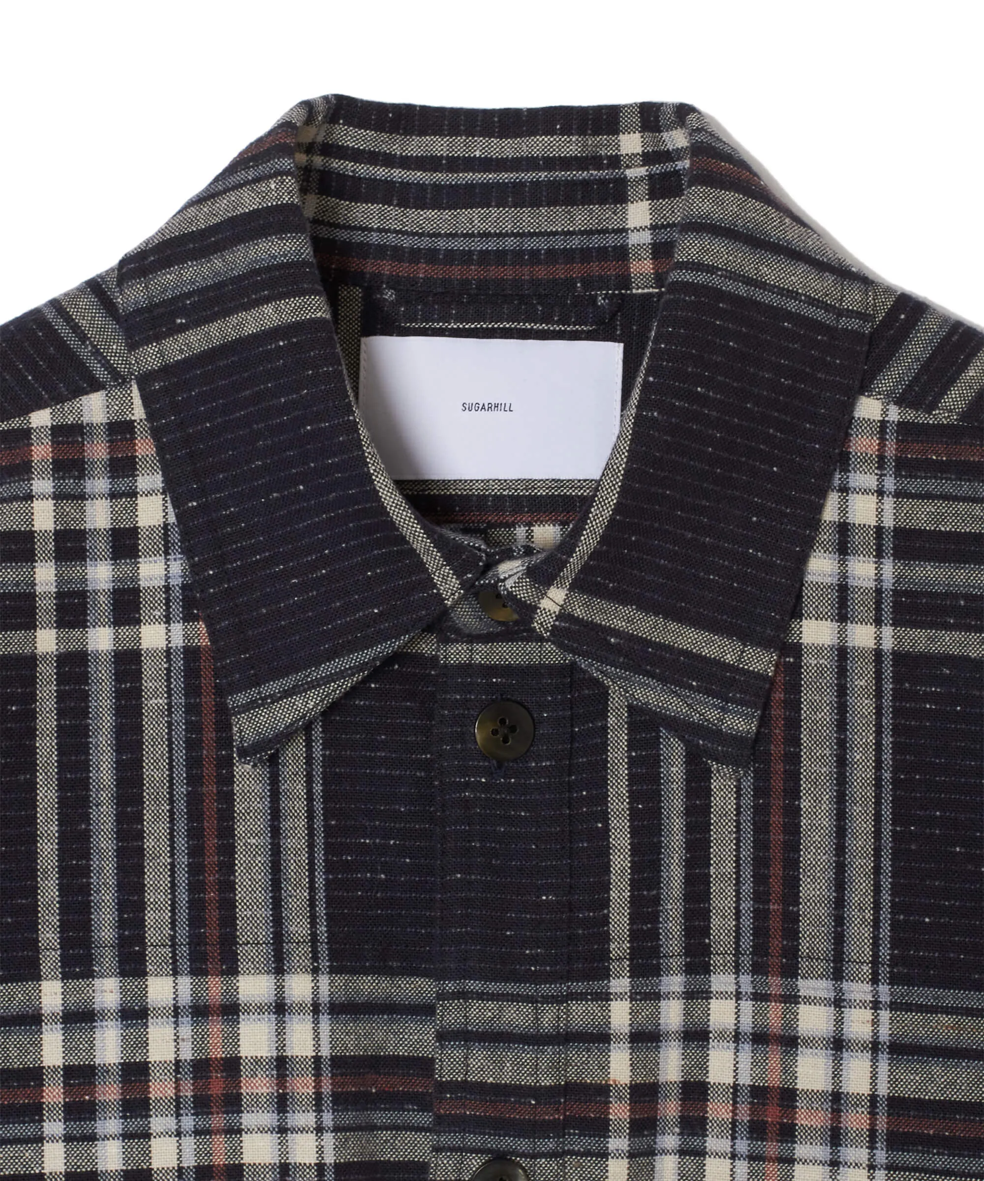 JAZZ NEP OMBRE PLAID FRINGE BLOUSE sold by Sugarhill product image thumbnail 5