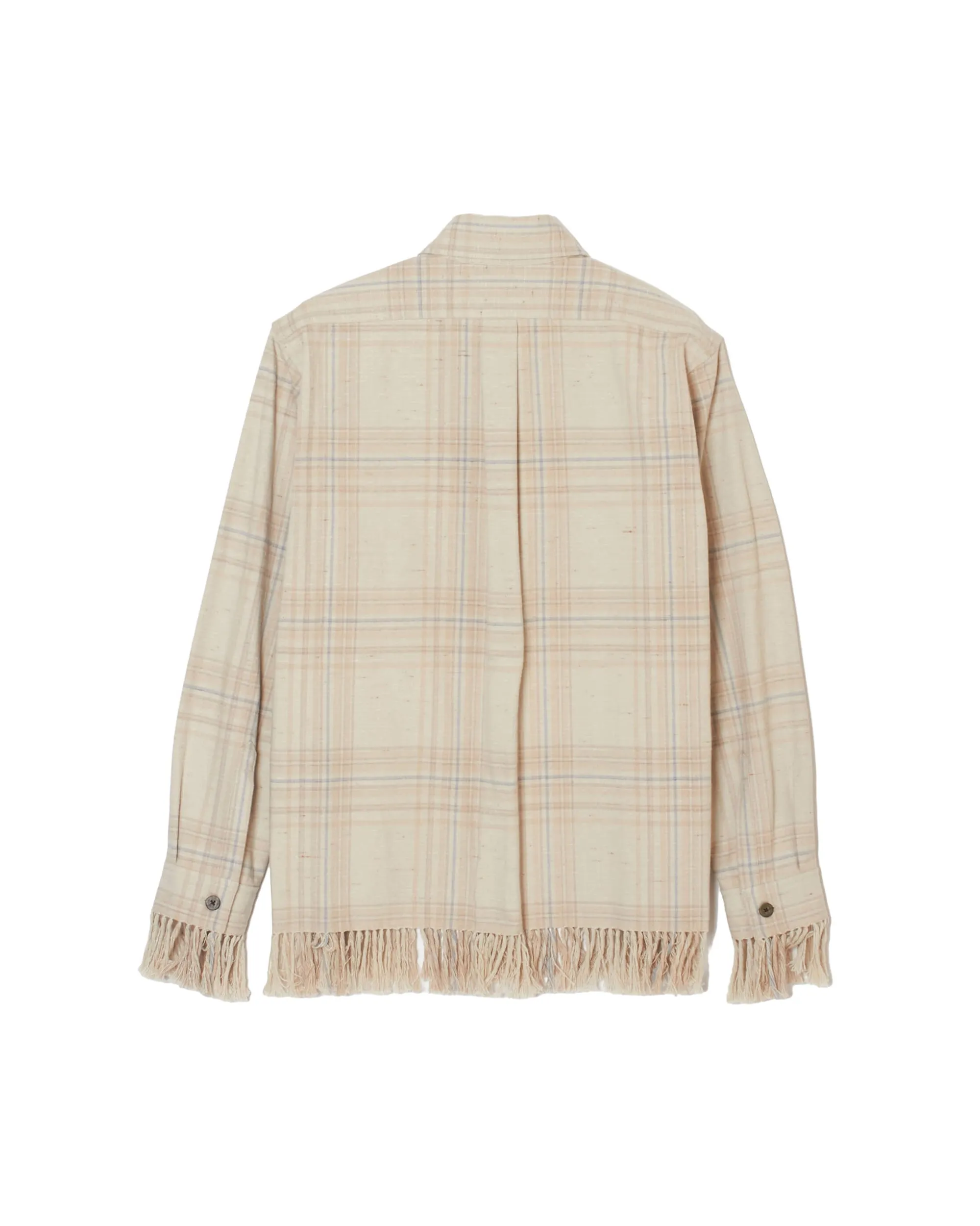 JAZZ NEP OMBRE PLAID FRINGE BLOUSE sold by Sugarhill product image thumbnail 2
