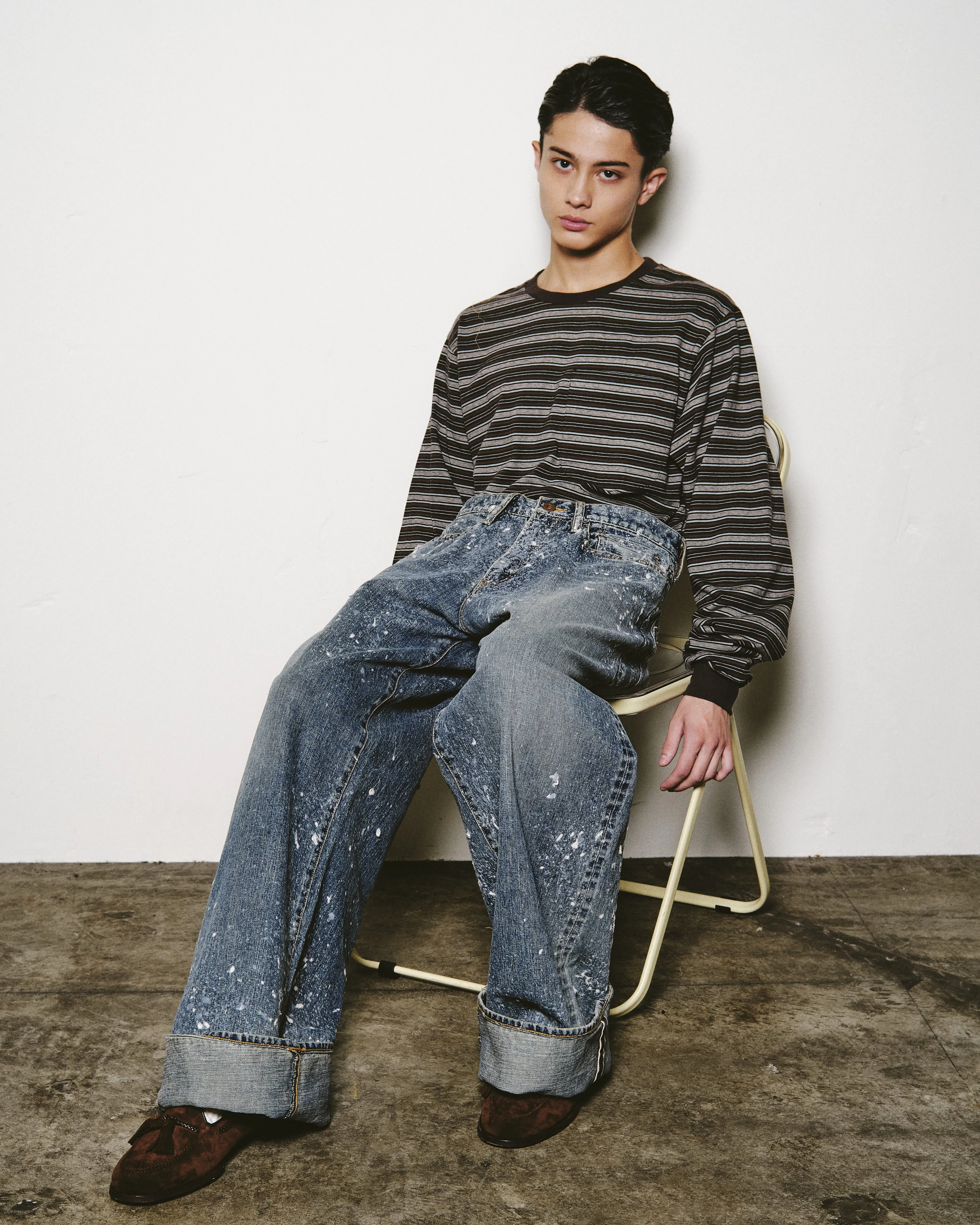 STRIPE LONG TEE sold by Sugarhill product image thumbnail 5