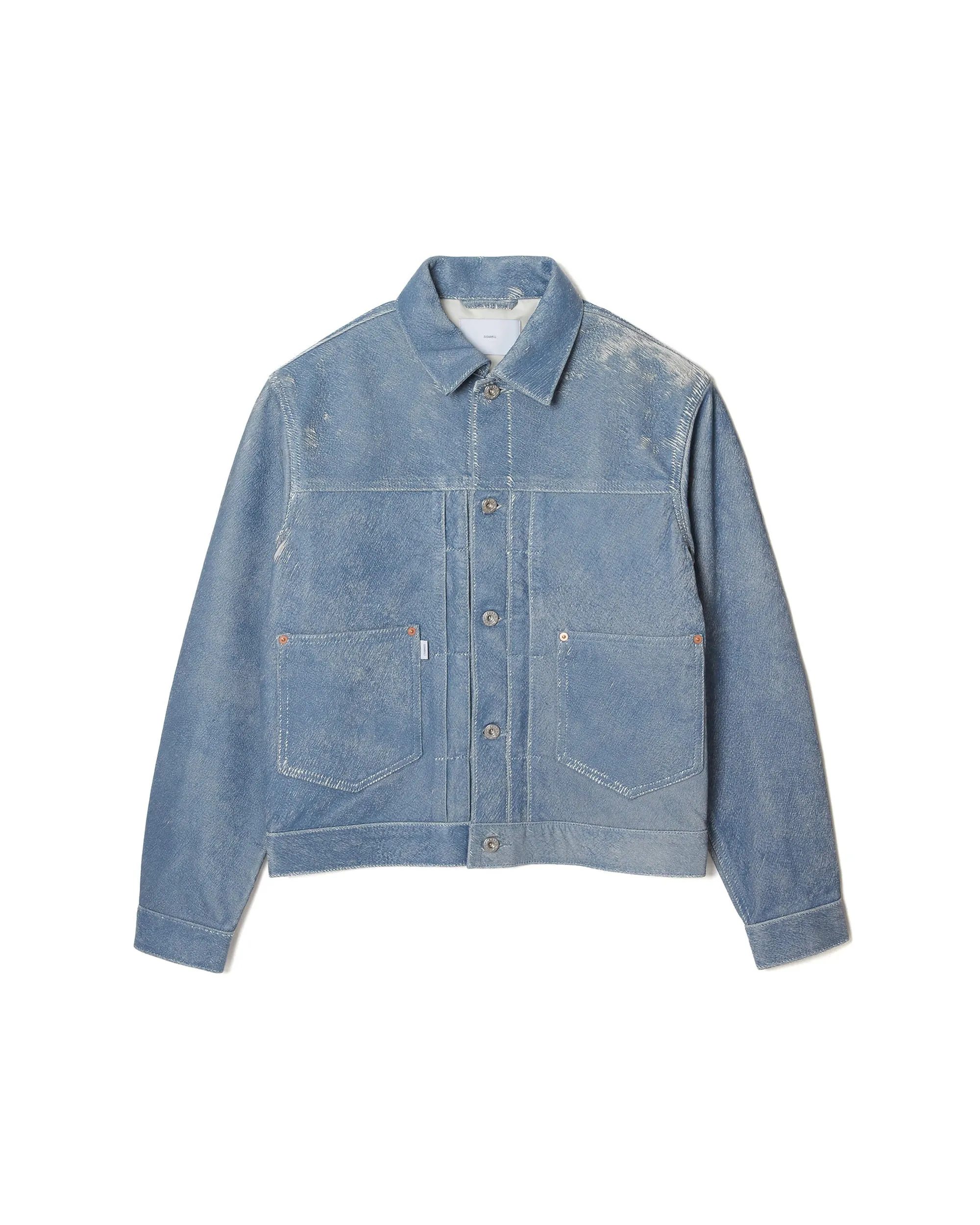 GILL LEATHER DENIM JACKET sold by Sugarhill product image thumbnail 3