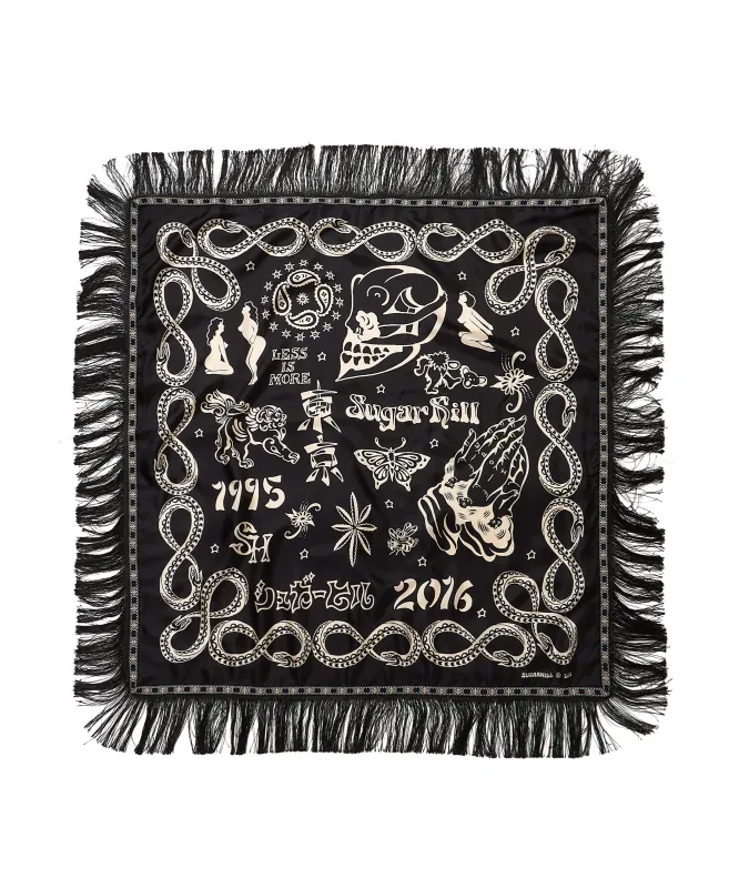 FRINGE SLIK SCARF made by Sugar Hill Tokyo