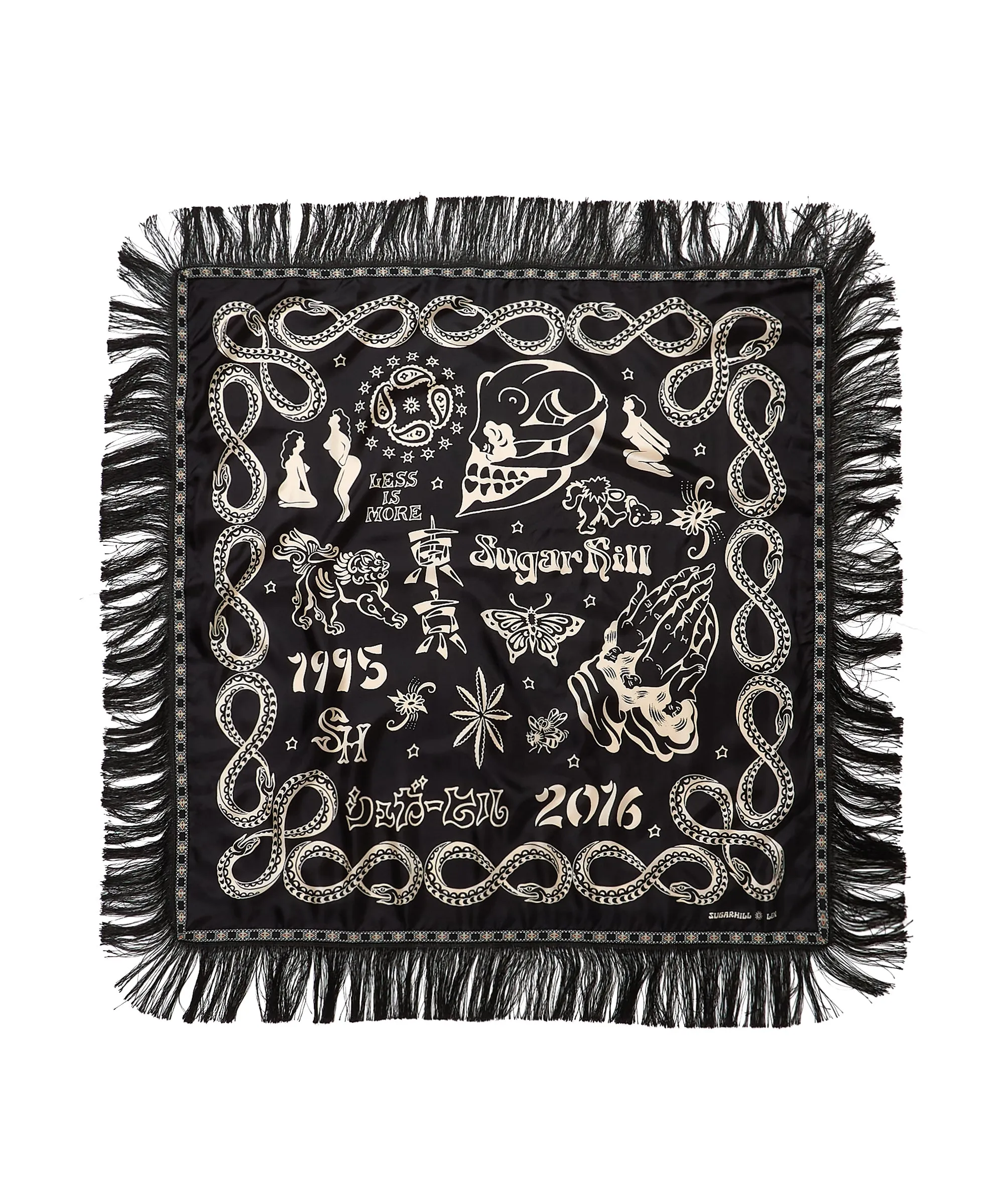 FRINGE SLIK SCARF sold by Sugarhill