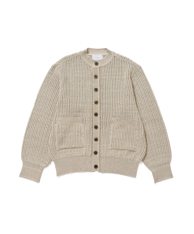 OPEN-WORK BUTTON KNIT made by Sugar Hill Tokyo