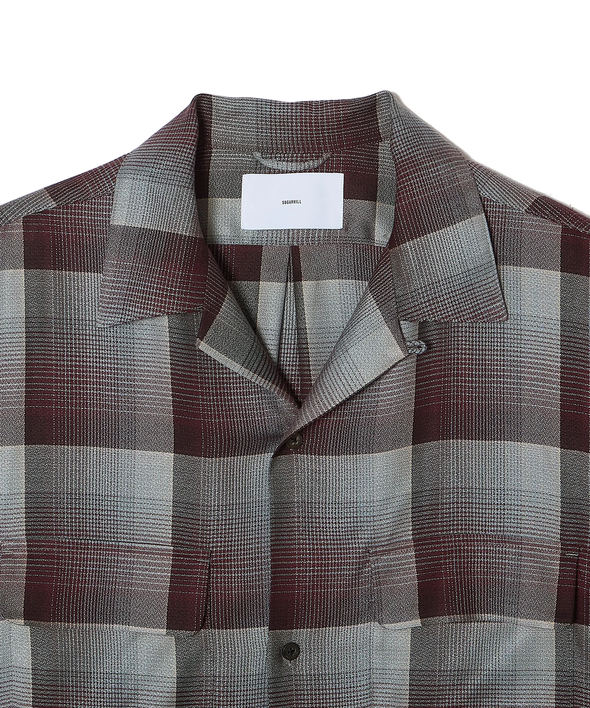 OMBRE OPEN COLLAR SHIRT sold by Sugarhill product image thumbnail 3